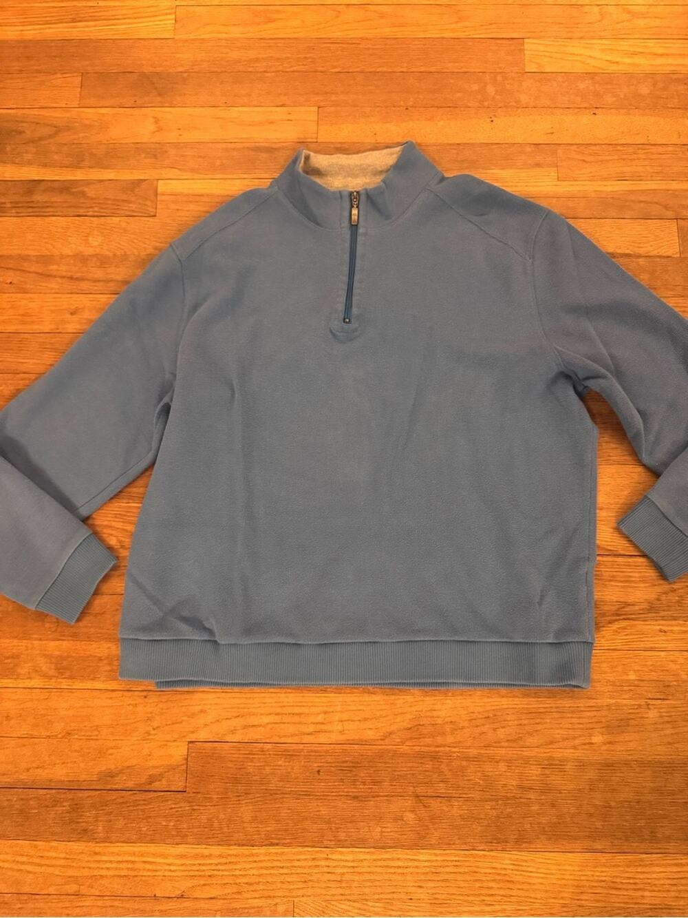 Paradise Collection Men's Blue Quarter-Zip Pullover - Size XL b14